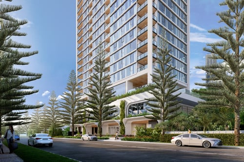 The Sterling CGI_Podium From Street banner image